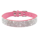Shiny Hot Rhinestone Dog Cat Comfortable Korean Velvet Pet Leash