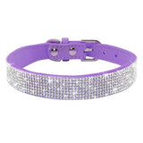 Shiny Hot Rhinestone Dog Cat Comfortable Korean Velvet Pet Leash