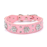 Shiny Hot Rhinestone Dog Cat Comfortable Korean Velvet Pet Leash