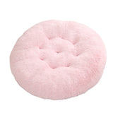 Round Pet Mat Dog Bed Plush Warm Sleep Dog Bed Cathouse Doghouse