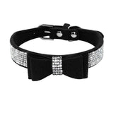 Shiny Hot Rhinestone Dog Cat Comfortable Korean Velvet Pet Leash