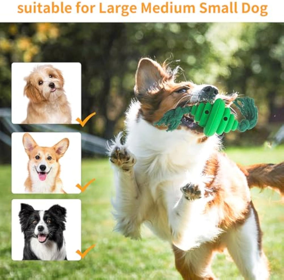 Dog Ball With Rope Toy Dogs Knot Rope Toy Leaking Food Dog Toy Pet Training Toy Dogs Chew Toy Dog Toy For Large Dogs