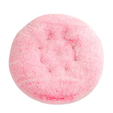 Round Pet Mat Dog Bed Plush Warm Sleep Dog Bed Cathouse Doghouse