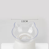Cat Bowl Dog Bowl Cat Single Bowl Non-slip Cat Bowl Oblique Mouth