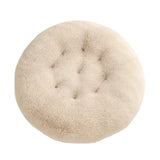 Round Pet Mat Dog Bed Plush Warm Sleep Dog Bed Cathouse Doghouse