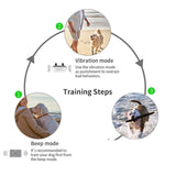 Pet Shock Dog Collar White