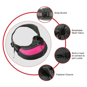 Pet Carrier For Dogs Cats Hand Free Sling Adjustable Padded Strap Tote