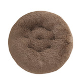 Round Pet Mat Dog Bed Plush Warm Sleep Dog Bed Cathouse Doghouse
