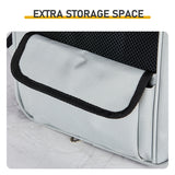 Pet Carrier Backpack, Expandable Cat Dog Carrier With Back Extension, Breathable Mesh Travel Backpack For Small Dogs Cats, Soft-Sided Pet Backpack Holds Up To 26 Lbs